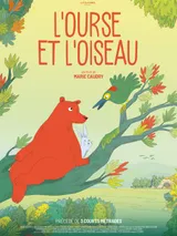 affiche l'ourse et l'oiseau