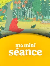affiche ma mini-séance : l'ourse et l'oiseau